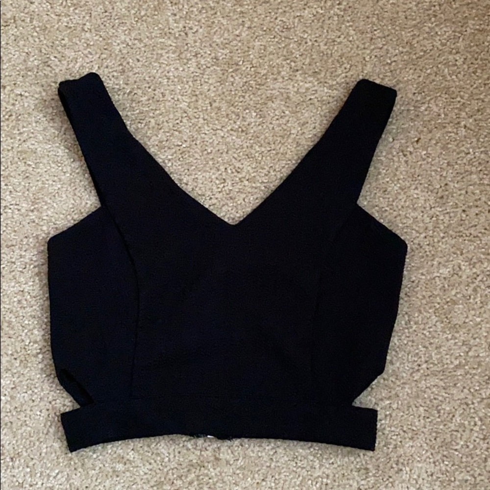 Black Crop Top